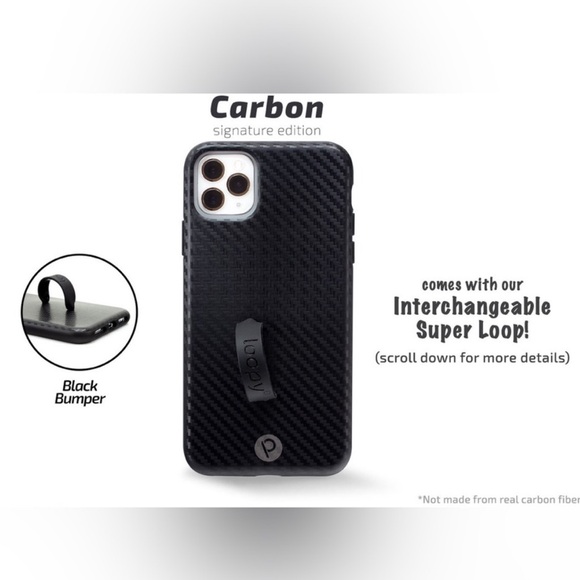 Loopy Original - iPhone 11 Pro Max (6.5" Screen) Carbon- Matte Black - Picture 1 of 2